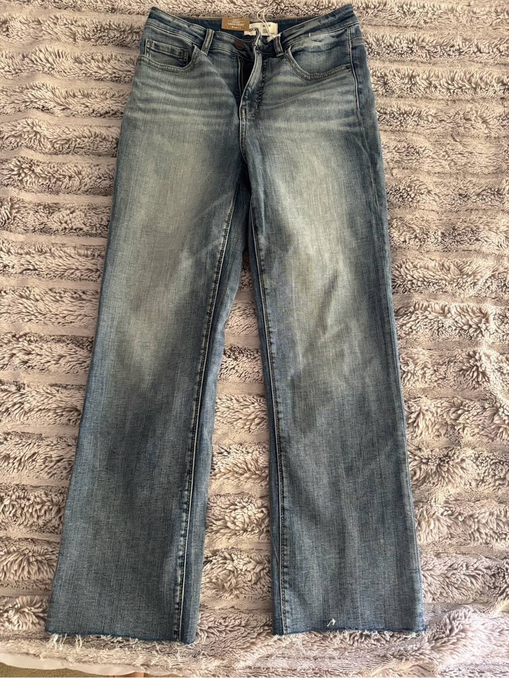 Women's NWT BKE Billie Slim Fit High Rise Cropped Straight Jeans 29x28